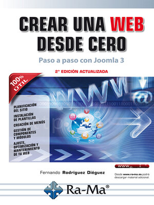 cover image of Crear una web desde cero. Paso a paso con Joomla! (2ª Edición Actualizada)
